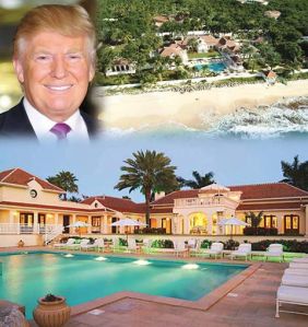 Image result for Trump’s vacation home, Le Chateau des Palmiers on the island of St. Martin
